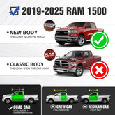 Step Running Boards for Trucks Compatible with 2019-2025 Dodge Ram 1500 Quad Cab New Body Double/Extended Cab - Yzona